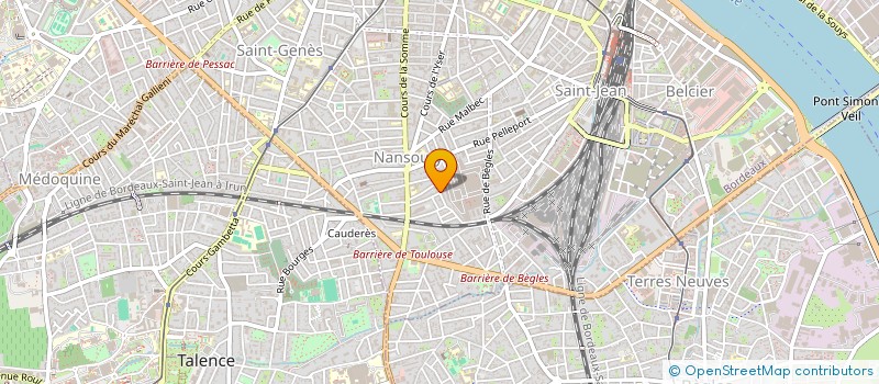 localisation de l'entreprise MONSIEUR DARYL MAMECHE à BORDEAUX