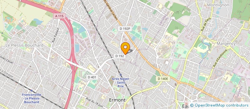 localisation de l'entreprise MONSIEUR DARYL MANGBAU à SAINT-PRIX