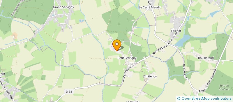 localisation de l'entreprise MONSIEUR DARYL MONTAGNE  SAINT-CHRISTOPHE-EN-BRESSE