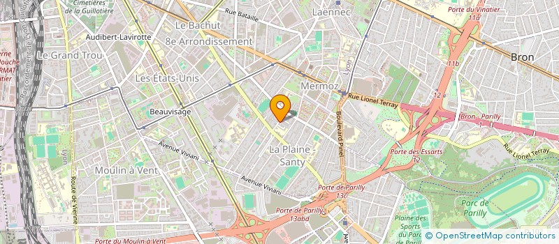 localisation de l'entreprise MONSIEUR DARYL YONGA DJOMO  LYON