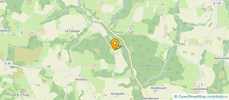 localisation de l'entreprise MONSIEUR DARYLL DIXON  PLUSQUELLEC