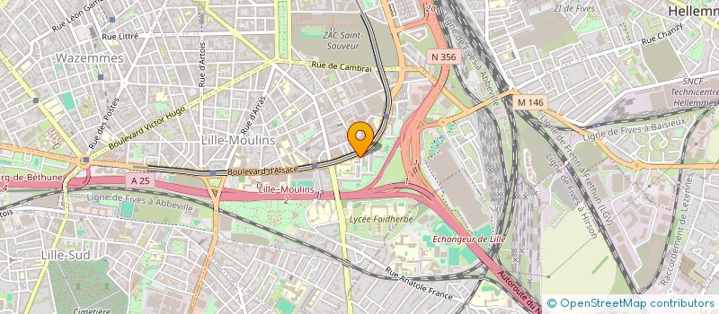 localisation de l'entreprise MONSIEUR DASHAMIR BICAKU à LILLE