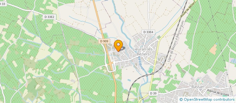 localisation de l'entreprise MONSIEUR DASSE-GASTON DUE à LIEURAN-LES-BEZIERS