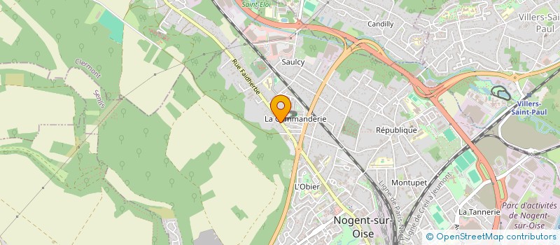 localisation de l'entreprise MONSIEUR DASSI LELOUP  NOGENT-SUR-OISE