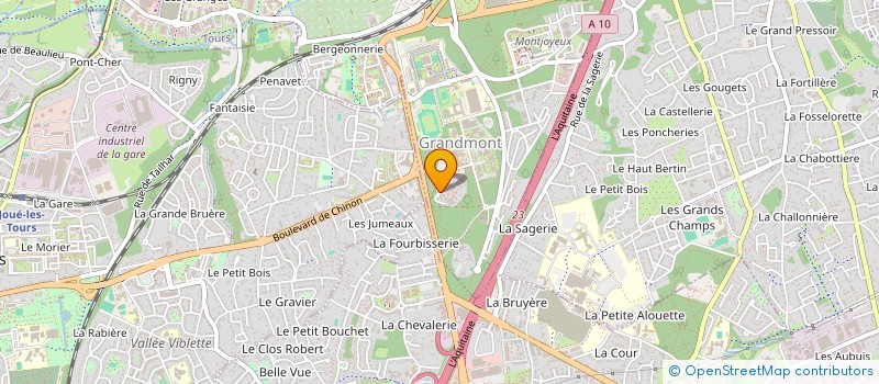 localisation de l'entreprise MONSIEUR DATHEVI QUASHIE  TOURS