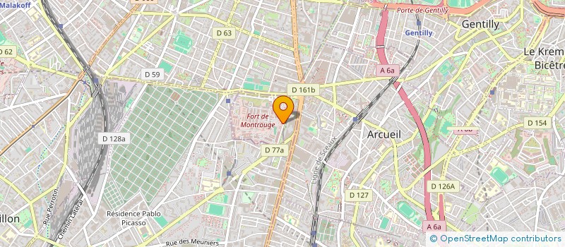 localisation de l'entreprise MONSIEUR DATSON SAINT-VIL à ARCUEIL