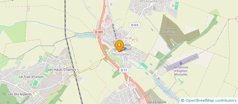 localisation de l'entreprise MONSIEUR DAUD RIAZ à MOISSELLES