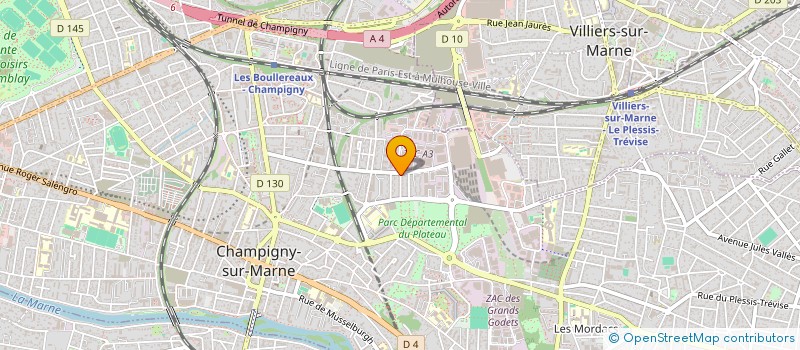 localisation de l'entreprise MONSIEUR DAUD SHAHBAZ  CHAMPIGNY-SUR-MARNE