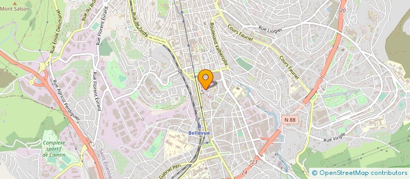 localisation de l'entreprise MONSIEUR DAUDIGEOS BOIT  SAINT-ETIENNE