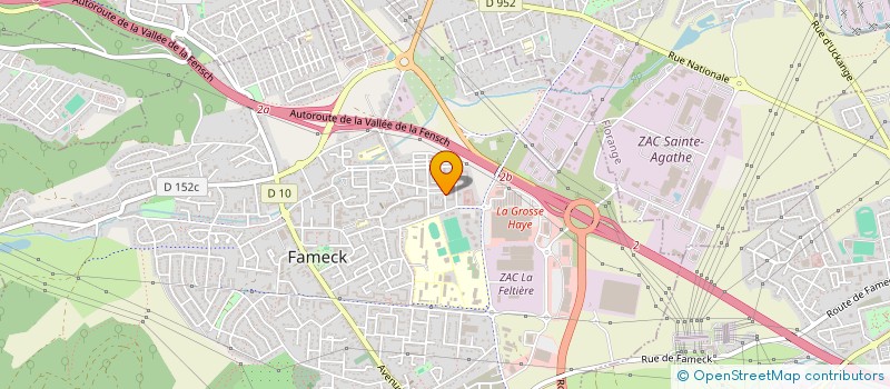 localisation de l'entreprise MONSIEUR DAUT KELMENDI  FAMECK