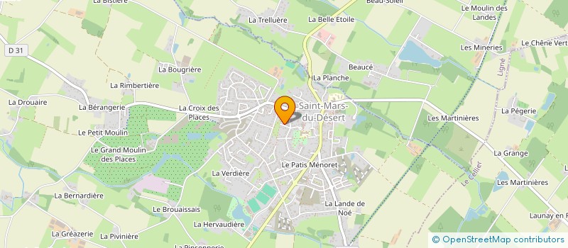 localisation de l'entreprise MONSIEUR DAVD LETOURNEL  SAINT-MARS-DU-DESERT