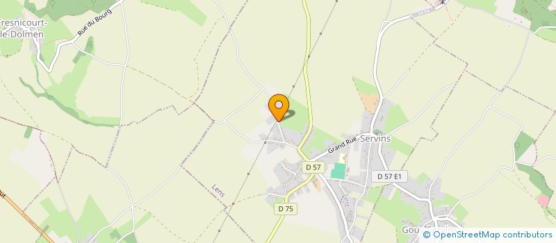 localisation de l'entreprise MONSIEUR DAVE GOGUILLON  SERVINS