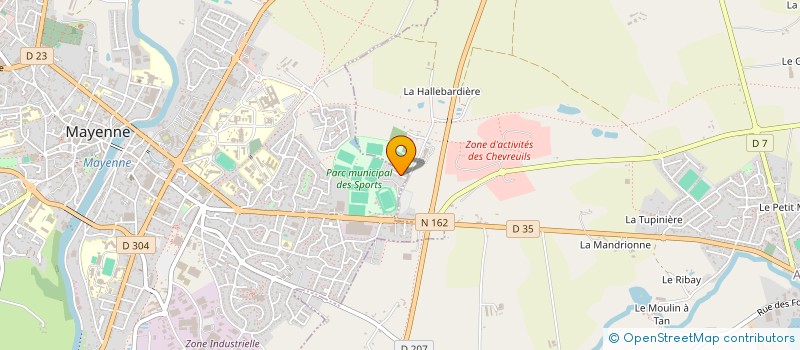 localisation de l'entreprise MONSIEUR DAVE GUILLOIS à MAYENNE