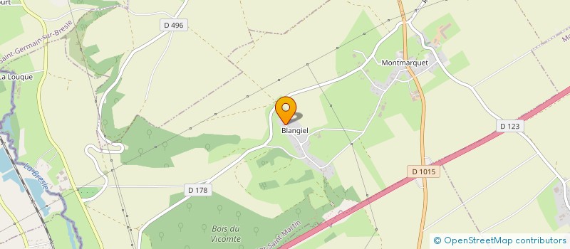 localisation de l'entreprise MONSIEUR DAVE HORN  ESCLES ST PIERRE