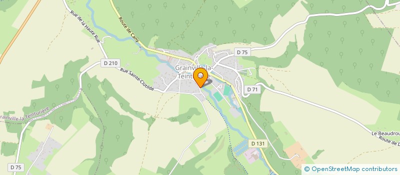 localisation de l'entreprise MONSIEUR DAVE LACHEVRE  GRAINVILLE-LA-TEINTURIERE