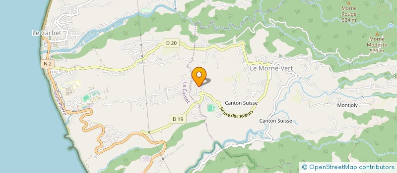 localisation de l'entreprise MONSIEUR DAVE LECURIEUX-LAFAYETTE  MORNE VERT