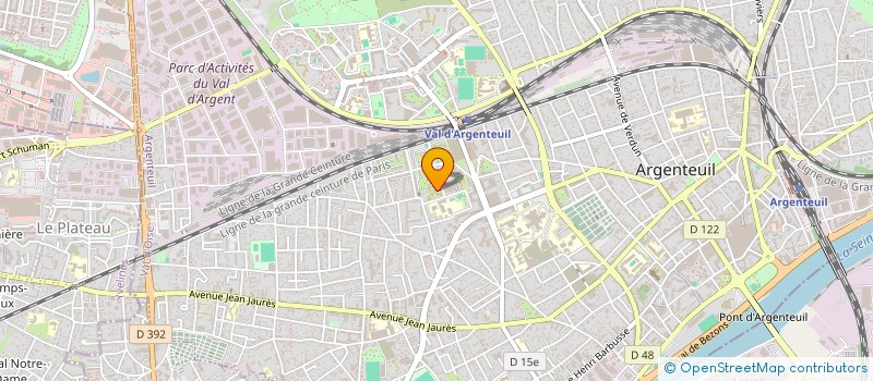 localisation de l'entreprise MONSIEUR DAVE PERERA  ARGENTEUIL