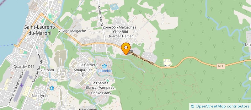 localisation de l'entreprise MONSIEUR DAVE RYANTO SOEMOWIKROMO à SAINT-LAURENT-DU-MARONI