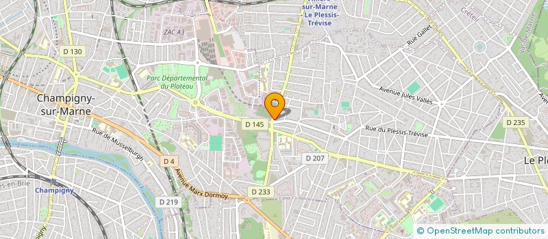 localisation de l'entreprise MONSIEUR DAVEED THEODOSE DAVIGNY  CHAMPIGNY-SUR-MARNE