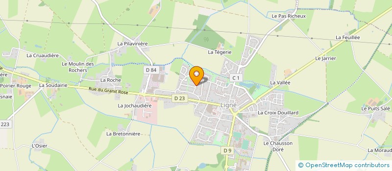 localisation de l'entreprise MONSIEUR DAVEN LE BRAS  LIGNE