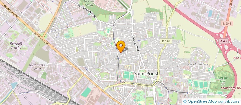 localisation de l'entreprise MONSIEUR DAVENEL NILS  SAINT-PRIEST