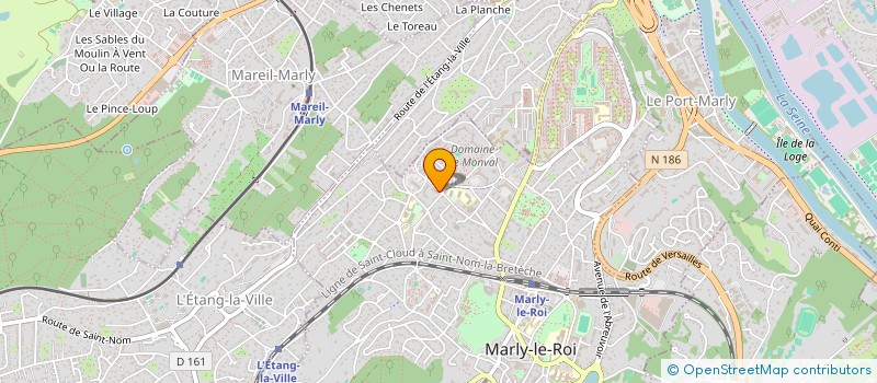 localisation de l'entreprise MONSIEUR DAVENS JOSEPH  MARLY-LE-ROI