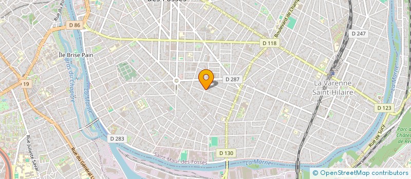 localisation de l'entreprise MONSIEUR DAVI ALMEIDA  SAINT-MAUR-DES-FOSSES