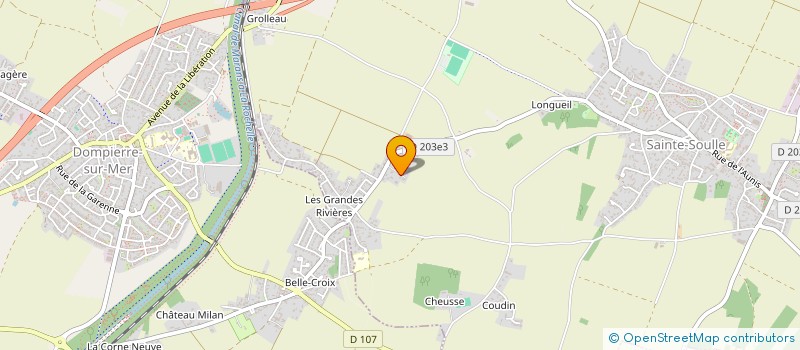 localisation de l'entreprise MONSIEUR DAVID ABADIA  SAINTE-SOULLE