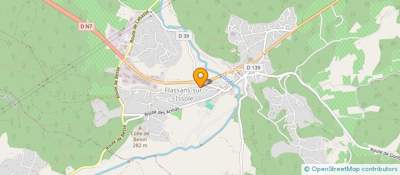 localisation de l'entreprise MONSIEUR DAVID ABADIE  FLASSANS-SUR-ISSOLE