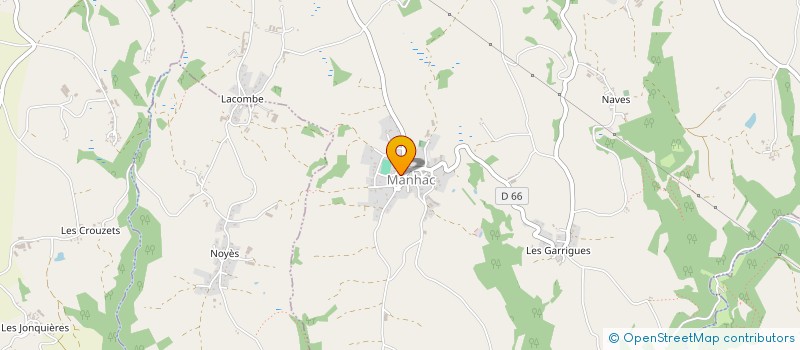 localisation de l'entreprise MONSIEUR DAVID ABASCAL  MANHAC