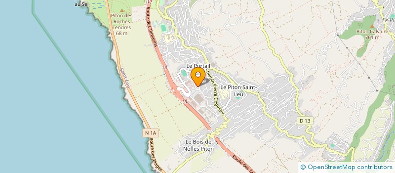 localisation de l'entreprise MONSIEUR DAVID ABLANCOURT  SAINT-LEU