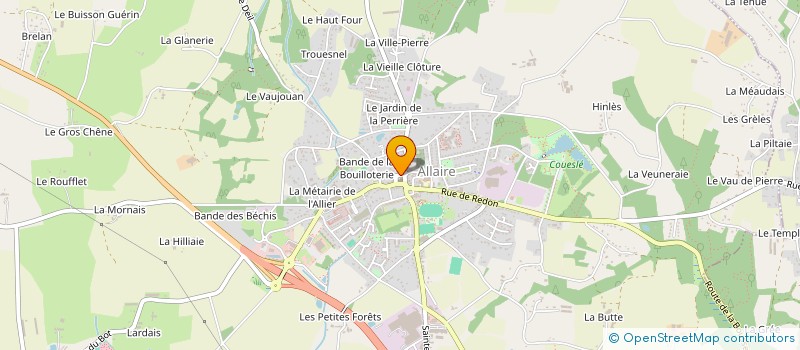 localisation de l'entreprise MONSIEUR DAVID ABLIN  ALLAIRE