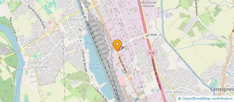 localisation de l'entreprise MONSIEUR DAVID ABOZE  FENOUILLET