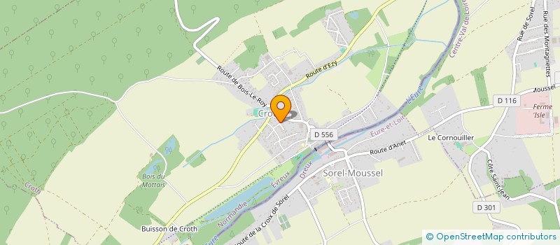 localisation de l'entreprise MONSIEUR DAVID ACCIS  CROTH