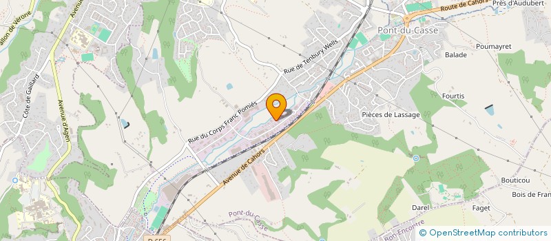 localisation de l'entreprise MONSIEUR DAVID ACHER  PONT-DU-CASSE