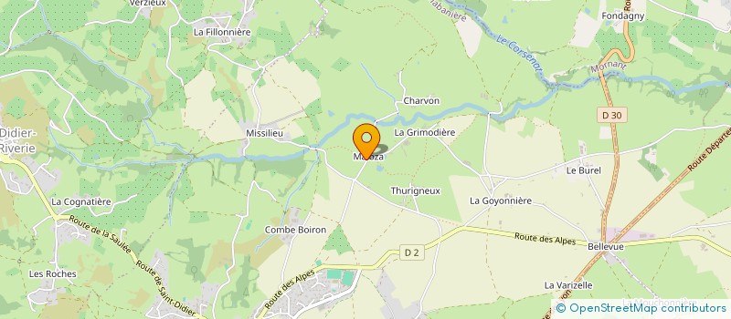 localisation de l'entreprise MONSIEUR DAVID ACOSTA  CHABANIERE