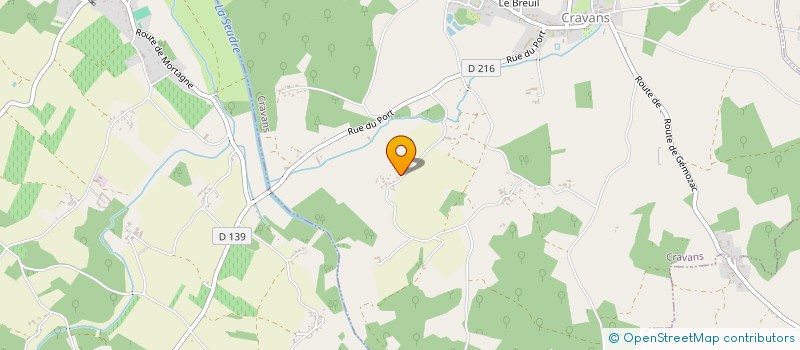 localisation de l'entreprise MONSIEUR DAVID ADAM  CRAVANS