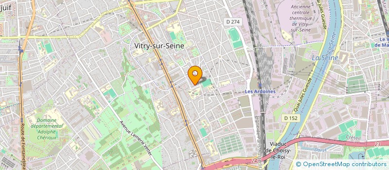 localisation de l'entreprise MONSIEUR DAVID ADJALLA  VITRY-SUR-SEINE
