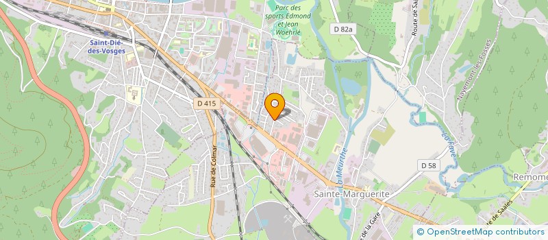 localisation de l'entreprise MONSIEUR DAVID ADOLPHE  SAINTE-MARGUERITE