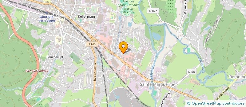 localisation de l'entreprise MONSIEUR DAVID ADOLPHE  SAINTE-MARGUERITE