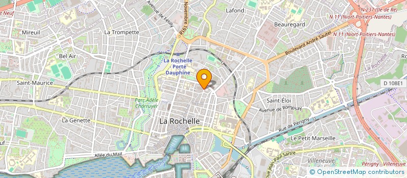 localisation de l'entreprise MONSIEUR DAVID ADRIAENSSENS  LA ROCHELLE