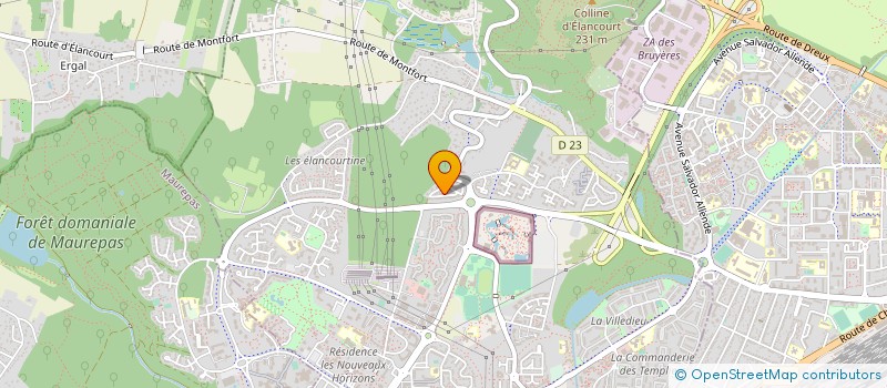 localisation de l'entreprise MONSIEUR DAVID AFRIGAN  ELANCOURT