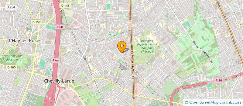 localisation de l'entreprise MONSIEUR DAVID AGBAYISSAH  CHEVILLY-LARUE