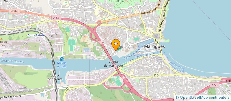 localisation de l'entreprise MONSIEUR DAVID AGGOUNE à MARTIGUES