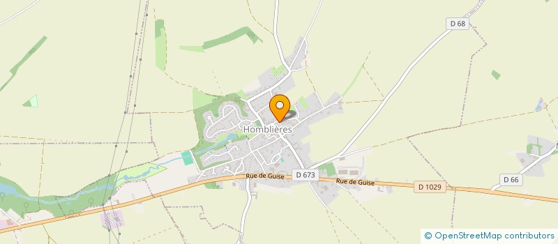 localisation de l'entreprise MONSIEUR DAVID AGNAN  HOMBLIERES