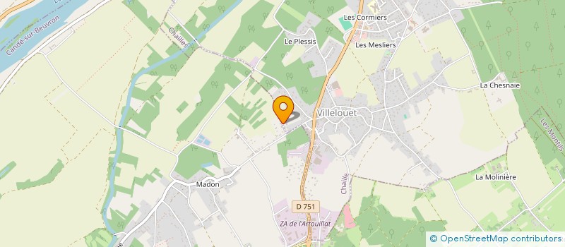 localisation de l'entreprise MONSIEUR DAVID AGOGUE  CHAILLES