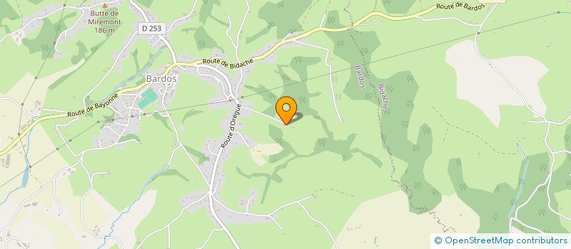 localisation de l'entreprise MONSIEUR DAVID AGOSTINHO  BARDOS