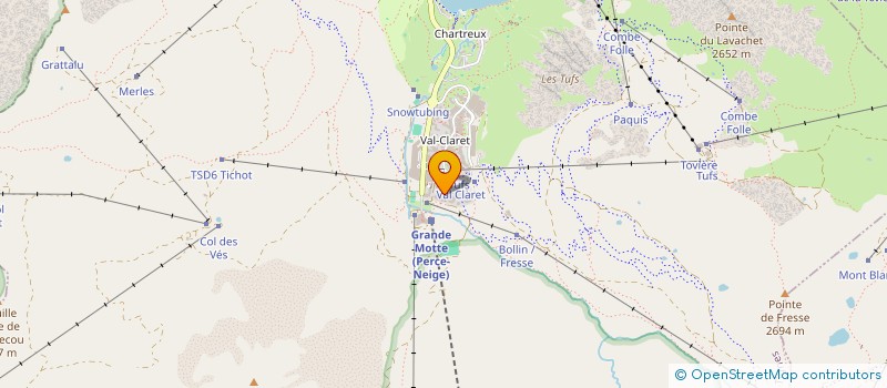 localisation de l'entreprise MONSIEUR DAVID AGUILAR  TIGNES