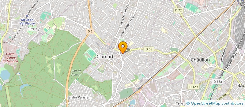 localisation de l'entreprise MONSIEUR DAVID AIELLO  CLAMART