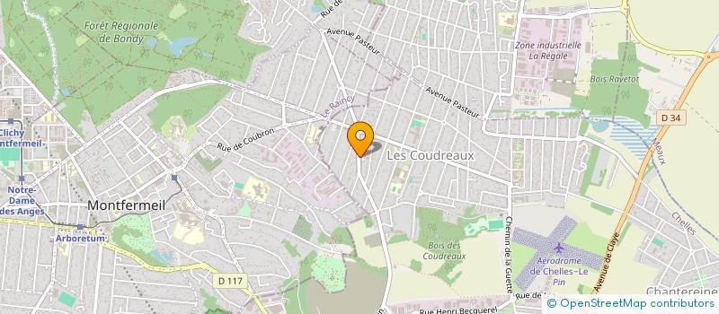 localisation de l'entreprise MONSIEUR DAVID AKIN  CHELLES